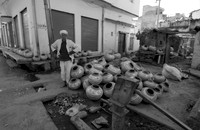Pottery maker in Rajasthan